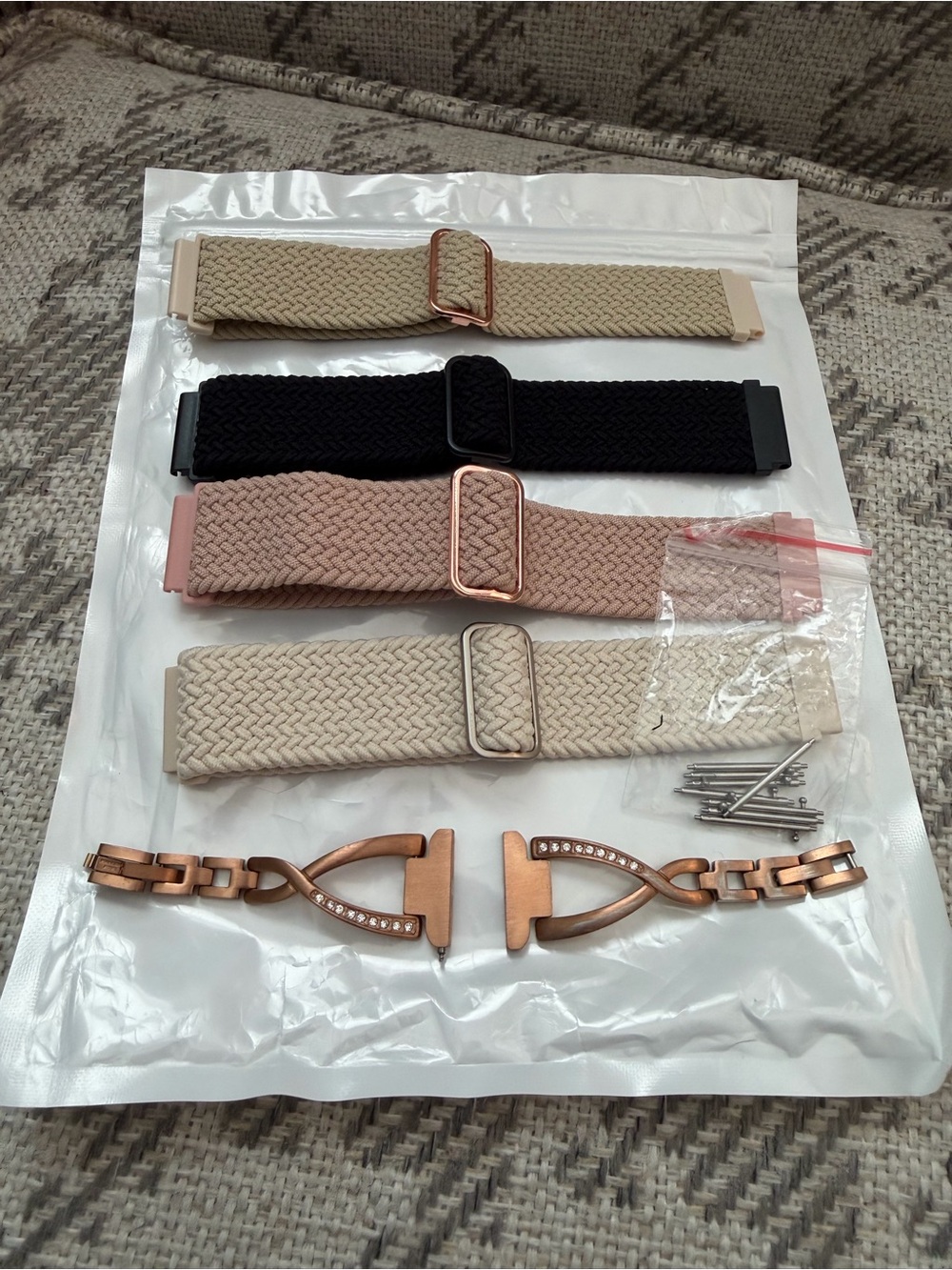 5-Pack Nylon Watch Bands - 20mm